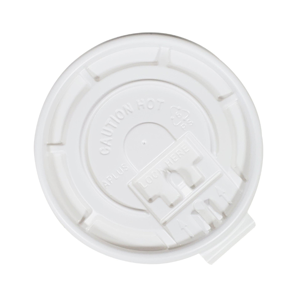 【Morning Dew】[Flat Lid 90mm] 可撕式平盖 纸杯盖 (适用10/12/16/20/24oz纸杯) 1000CT