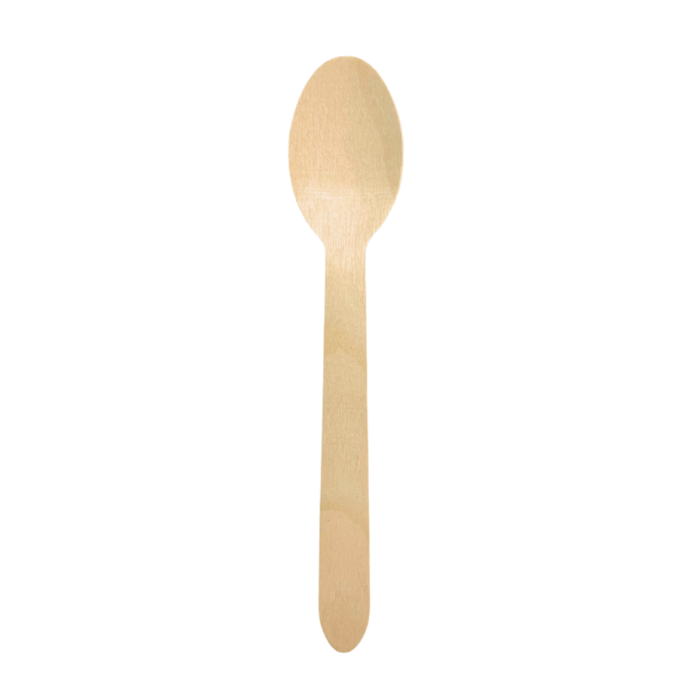 [Cutlery Kit] 16cm Wooden Spoon 1000CT