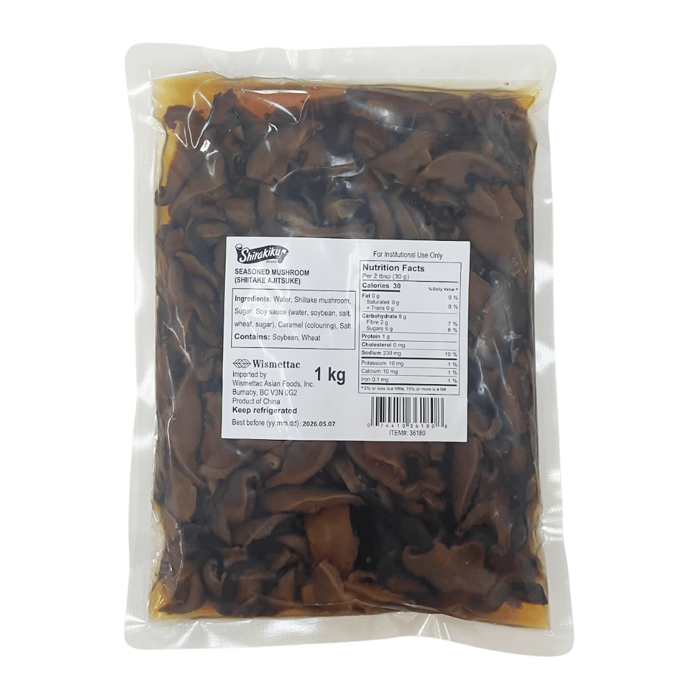 【Shirakiku】Ajitsuke Shiitake (Seasoned Shiitake Mushroom Slices) 2.2LB
