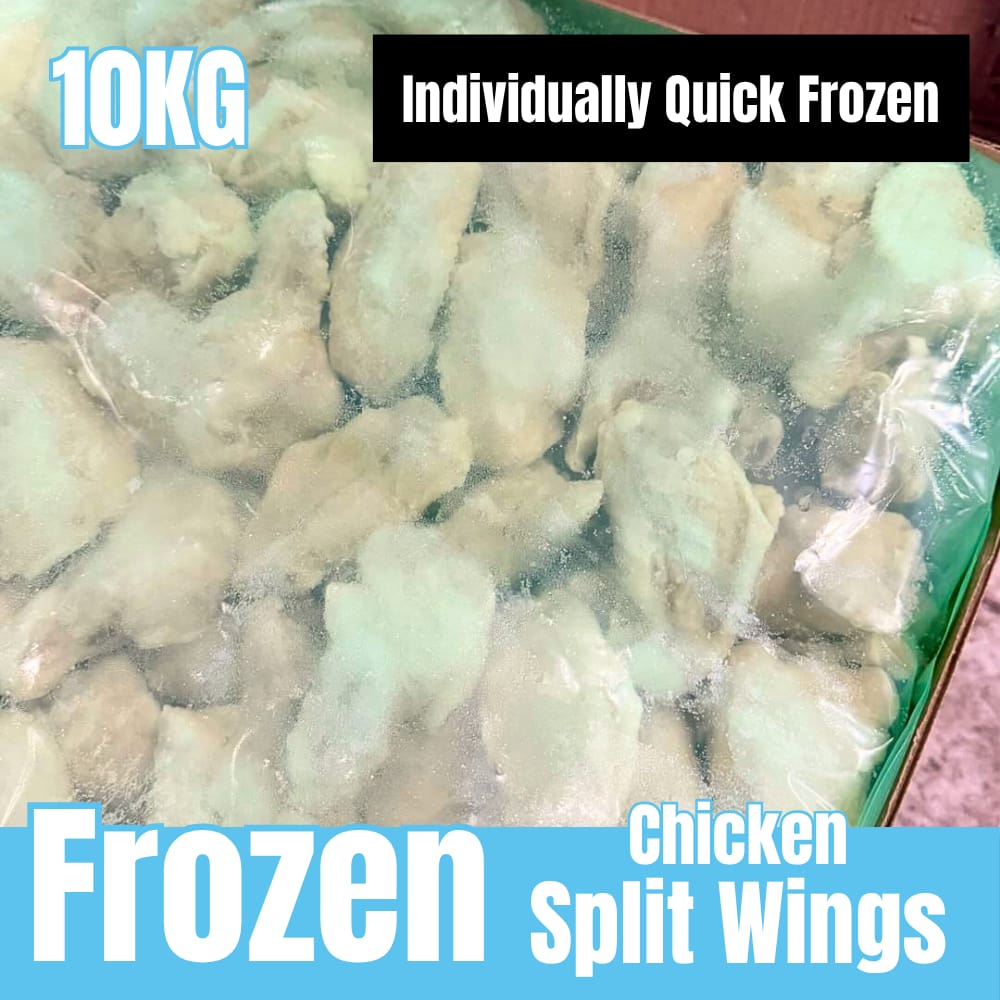 Chicken Wings/Split Wings, Large, IQF Frozen 10KG