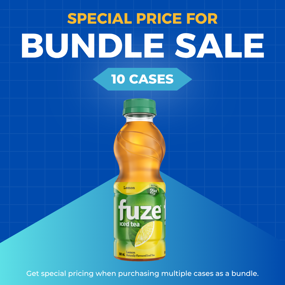 【Fuze】Lemon Iced Tea 12 x 500ML (min. 10)