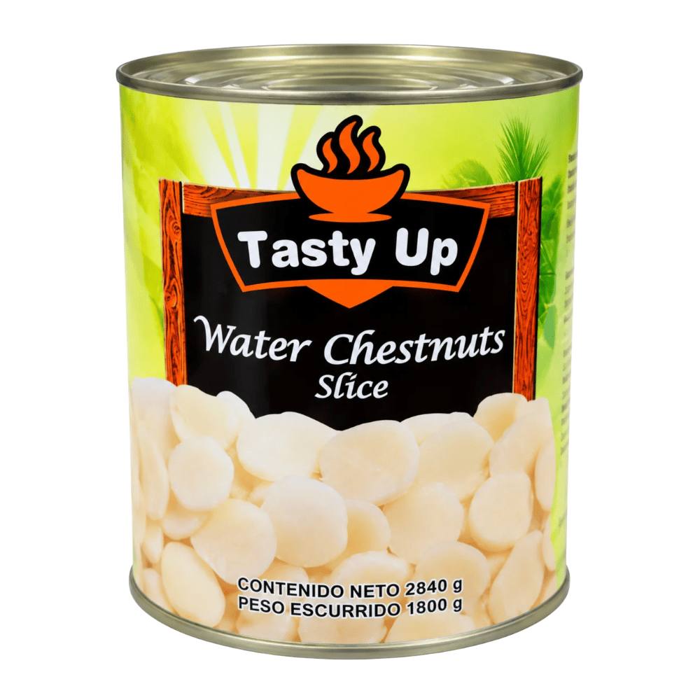 【TastyUp】Water Chestnut Slices 6 x 2.84L (100OZ)