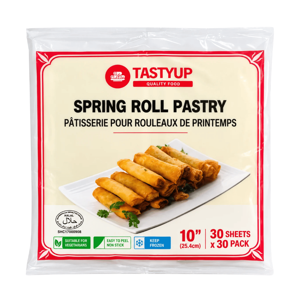 【TastyUp】10" 春卷皮, 冷冻 30SHEETS x 30PACK