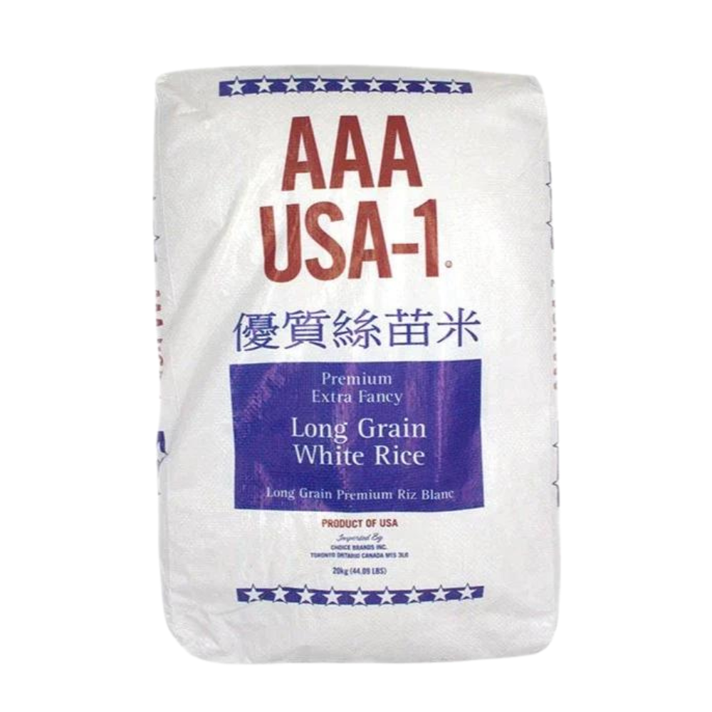 【AAA】Riz à grains longs extra fantaisie USA-1 20KG