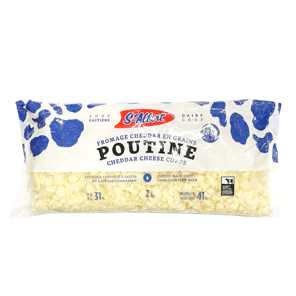 【St-Albert】Poutine专用 切达奶酪块 6 x 2KG
