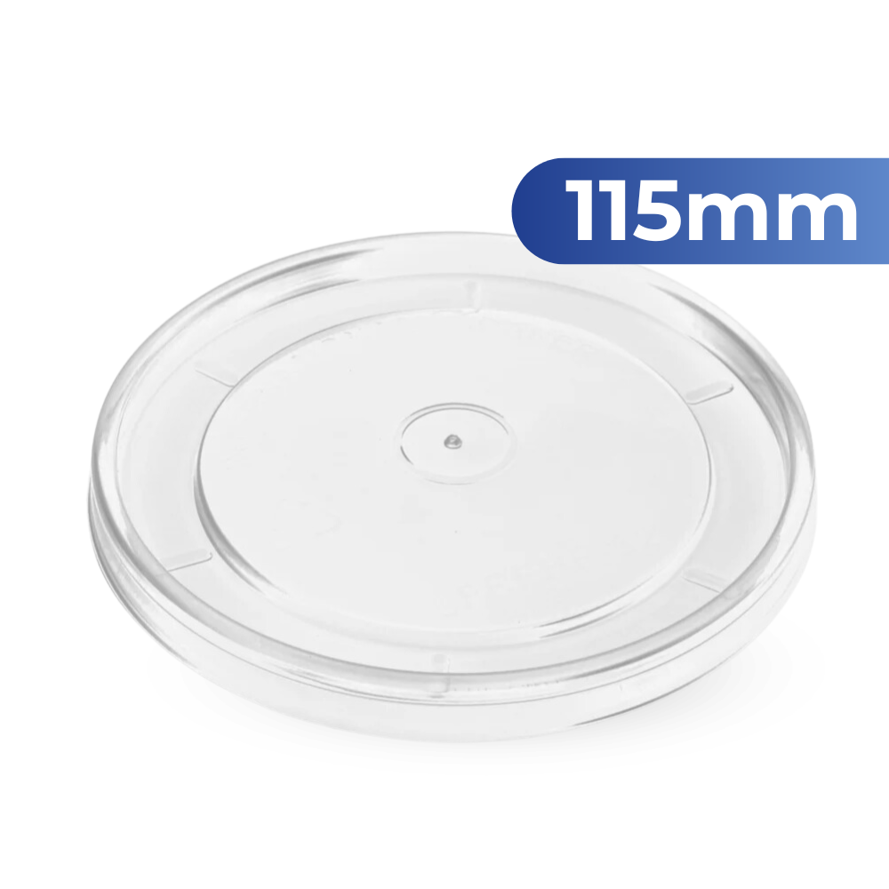 【SUNPAK】115mm纸汤桶盖子 (适用16oz白色纸汤桶) 500CT