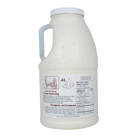 【Sanelli】Creamy Garlic Dip 2 x 4L