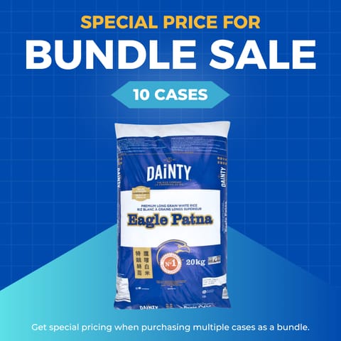 【DAiNTY】Eagle Patna Premium Long Grain Rice 20KG (min. 10)