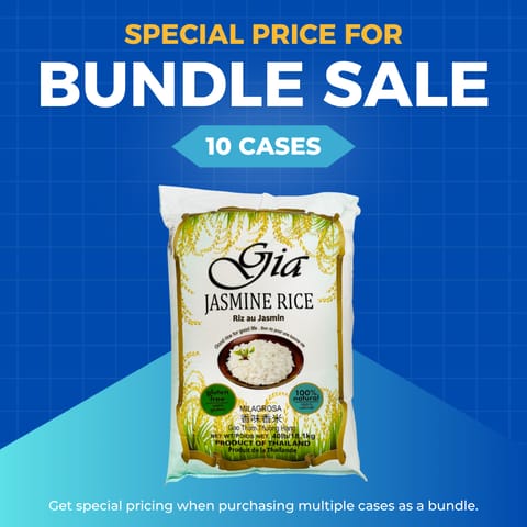 【Gia】Thai Jasmine Rice/Hom Mali Rice 18.1KG (min. 10)