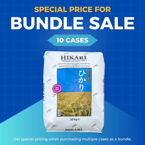 【Wismettac】Hikari Imperial Quality Sushi Rice 44LB (min. 10)