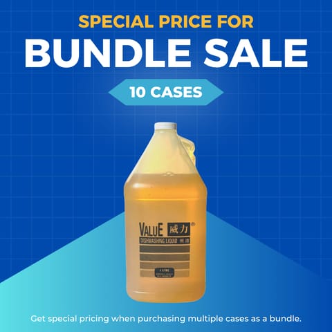 【Value】Dishwashing Liquid 4 x 4L (min. 10)