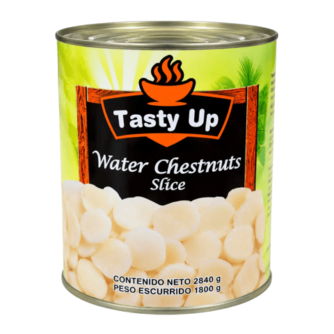 【TastyUp】Water Chestnut Slices 6 x 2.84L (100OZ)