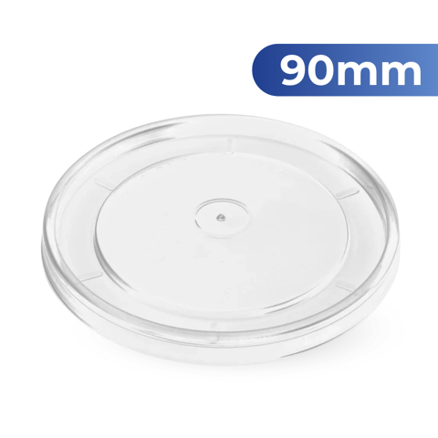 90mm Paper Soup Cup Lid (For 8oz White Paper Soup Cup) 500CT